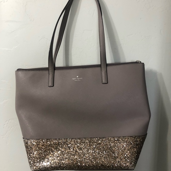 Kate Spade Greta Court Glitter Penny Tote - Picture 7 of 10